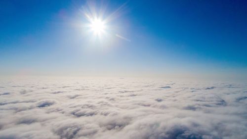 Low angle view of clouds in sky