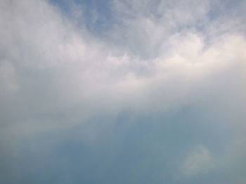 Low angle view of clouds in sky