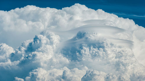 Low angle view of clouds in sky