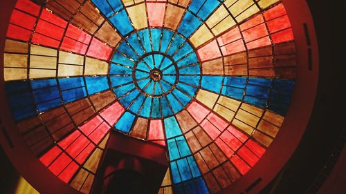 Low angle view of ceiling