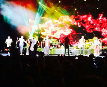 Crowd at music concert