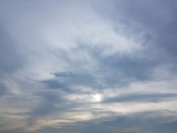 Low angle view of sky