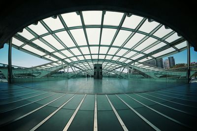 Interior of railroad station