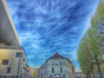 Low angle view of building against sky