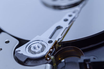Close-up of machine part