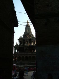 Low angle view of building against sky