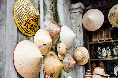 Various fruits for sale at market stall