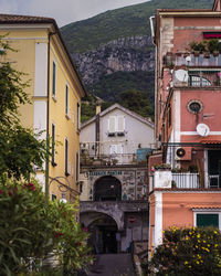 Houses and buildings in town