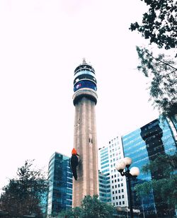 Low angle view of buildings against sky