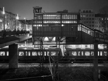 Reflection of buildings in water