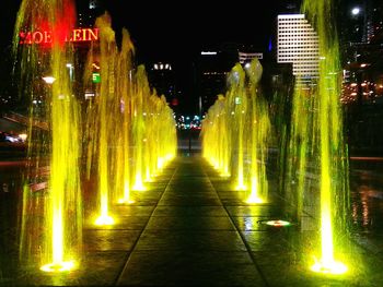 Street light at night