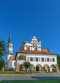 Old town hall and basilica of st. james in levoca, slovakia