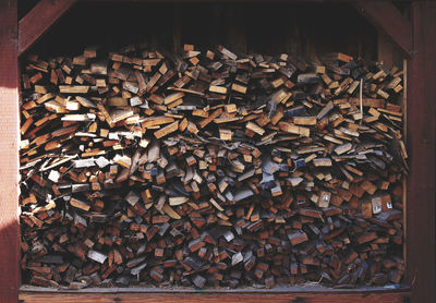Full frame shot of wooden wooden wall
