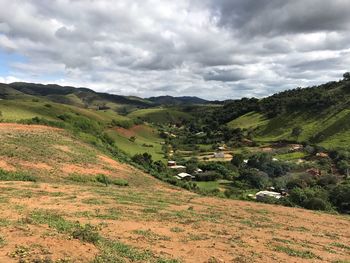 Scenic view of landscape against sky