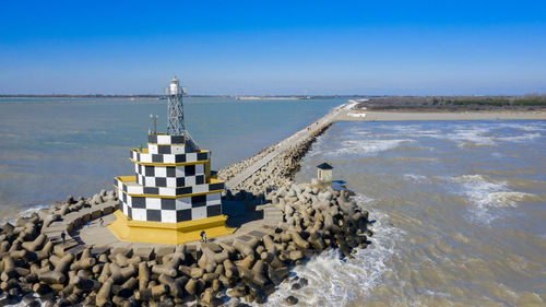 Panoramic view of sea against sky