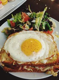 Close-up of served food