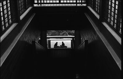 Staircase in building