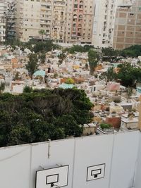 View of buildings in city