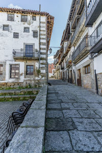 Street amidst buildings in city