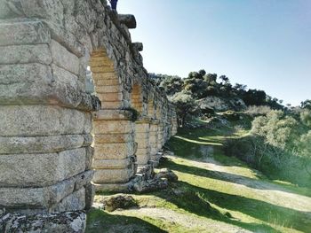 View of old ruin building