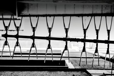 Close-up of parabolic antennas