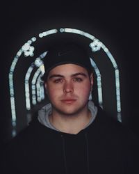 Portrait of young man