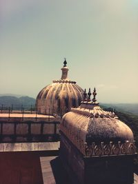 View of palace against clear sky