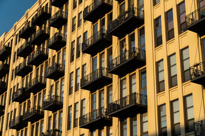 Low angle view of buildings against sky