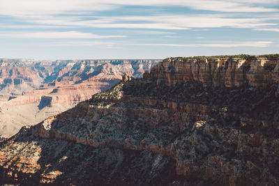 Rock formations against sky