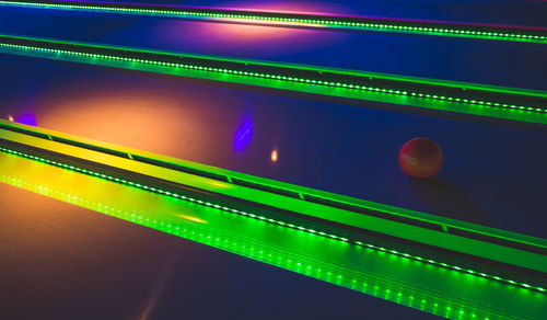 Close-up of illuminated lights