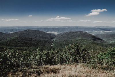 Scenic view of landscape against sky