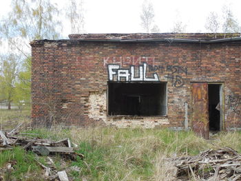 Abandoned house