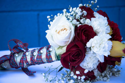 Close-up of rose bouquet