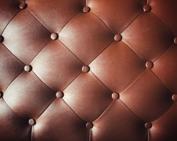 Full frame shot of sofa