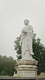 Low angle view of statue