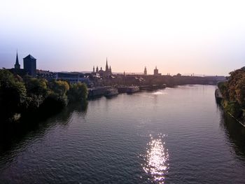 Scenic view of river in germany