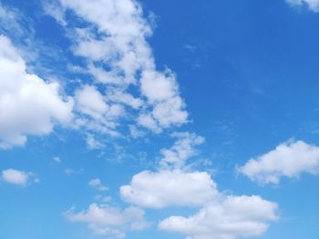 Low angle view of clouds in sky