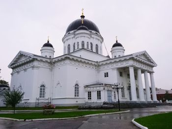 Low angle view of building against sky