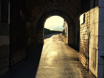 Footpath leading to old building