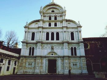 Low angle view of historical building