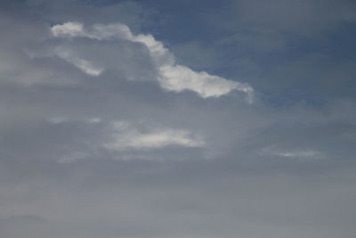 Low angle view of clouds in sky