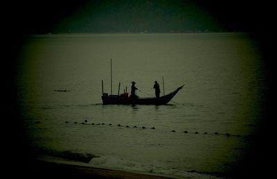 Boat in sea