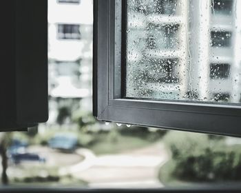 Close-up of window