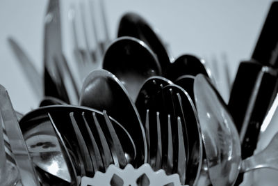 Close-up of wineglass on table