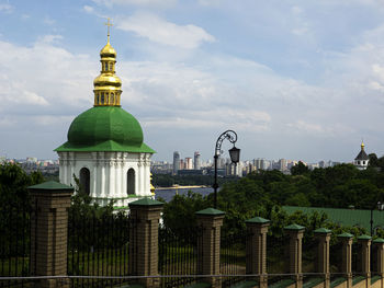 View of church against cloudy sky