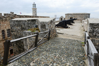 View of historic building against sky