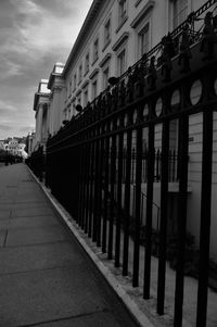 View of buildings in row