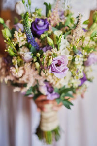 Close-up of purple flowering plant