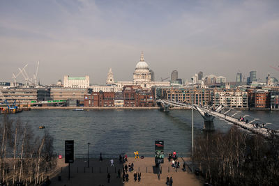 View of city at waterfront