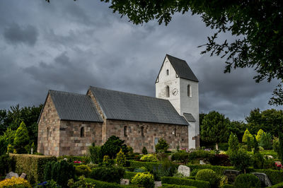 Velling church outside ringkøbing